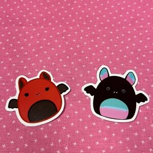 Squishmallow Stickers Bats Karlie & Aldous